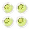 Kozelo 4pcs Small Circular Bubble Spirit Levels - [10mm Diameter