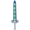 Geospace GeoSword Soft and Safe Dueling Sword with LED Lights & Movement Battle Sounds, Assorted Colors (Blue or Red)
