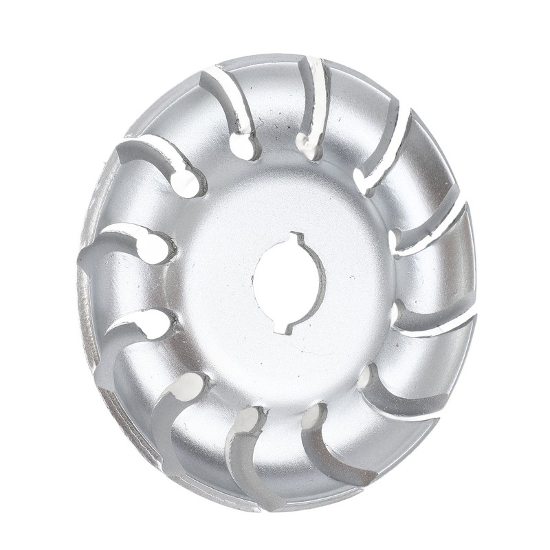 90mm 12 Tooth Polishing Disc Silver Wheel Manganese Steel Woodworking