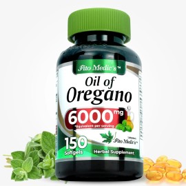 FITO MEDIC'S Oil of Oregano Softgels - High Absorption Herbal Supplement 150 Ct
