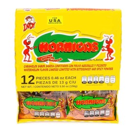 2 Packs - Hormigas Watermelon Flavor Mexican Candies Confited with Spicy Powder 24 pcs