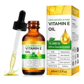 Vitamin E Öl - 75,000 IU, Vitamin E Öl Bio für Kosmetik