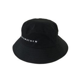 Travis Matthew 7AL944 Men's Bucket Hat (Brand Logo) / Golf Hat, 0BLK_Black, Free size