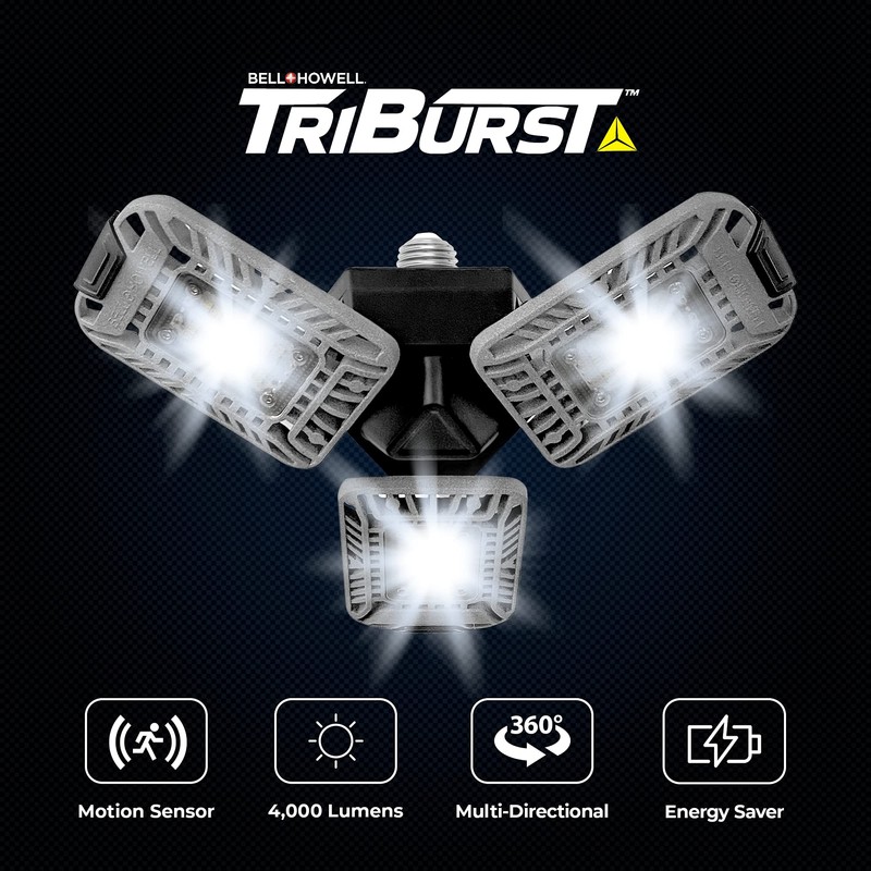 Bell+Howell Triburst Motion Sensor Technology, ASON TV 4000 Lumens /