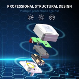 Hendun Upgraded Power Failure Alarm, GFCI Circuit Failed Dector Alerter, Smart Power Outage Reminder for Freezer in Garage, Monitor Power Cut of CPAP, Breaker and GFI/GFCI Trip Alarm