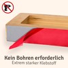 Kitchen Roll Holder without Drilling Made of FSC® Bamboo Wood