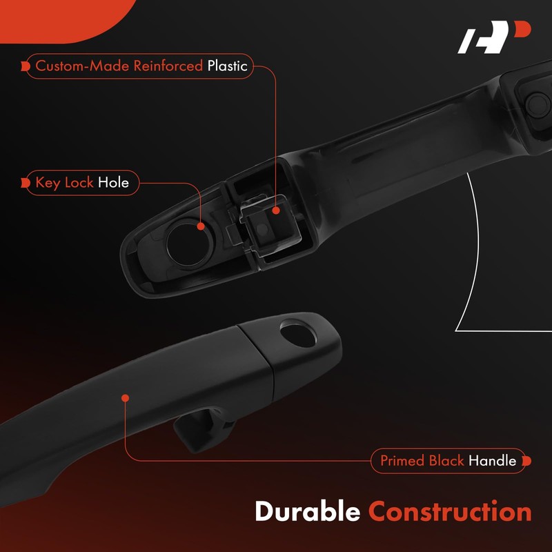A-Premium Outside Exterior Door Handles Compatible with Pontiac G8 2008