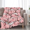 Pig Blanket Warm Soft Cozy Sleeping Pigs Throw Blanket Gifts