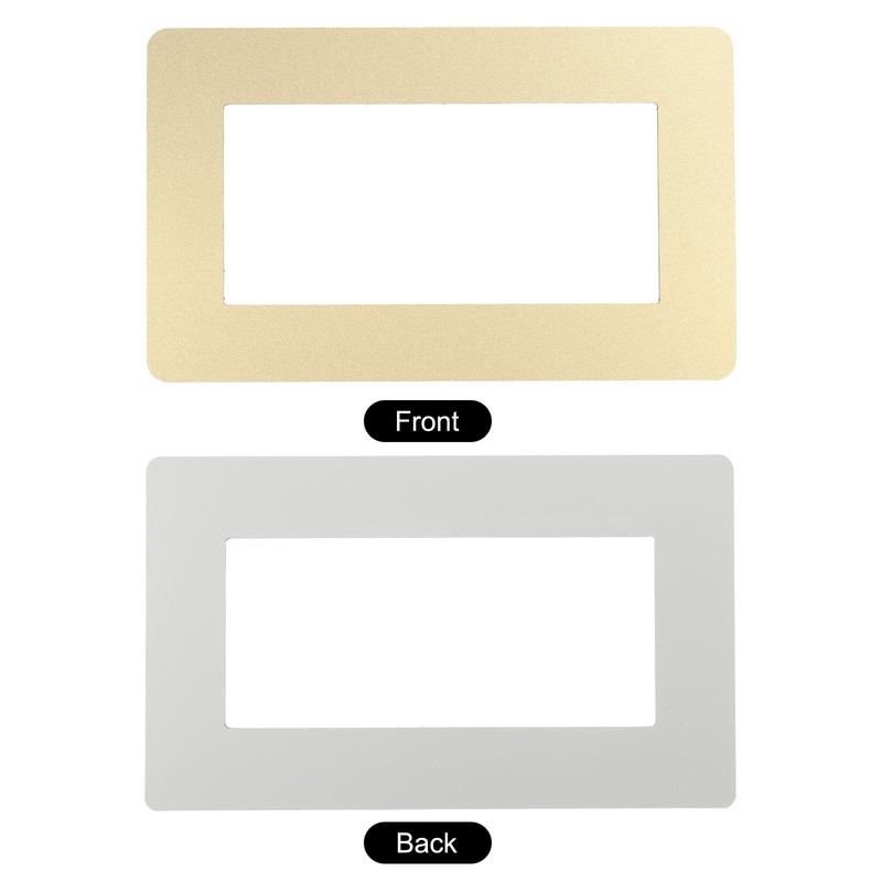 sourcing map Switch Surround Plate Wall Panel Decoration Dual Gang
