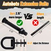 YiaChuii 1/2" D Ring Heavy Duty Bolt-On Forged D Ring,