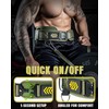 MANUEKLEAR Quick Locking Weighted Belt, Double-Layer Dip Belt for Weight