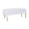 Bailarina Rectangle Tablecloth - 60x120 White, Polyester, Heat & Wrinkle