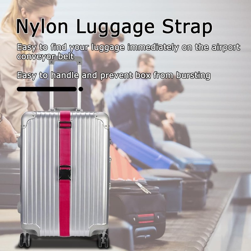 Tie Down Strap, Adjustable Nylon Strap, Car Luggage Straps, Heavy