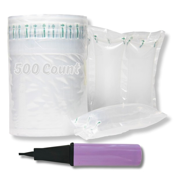 500 Count Air Pillows for Shipping with Pump Air Packaging