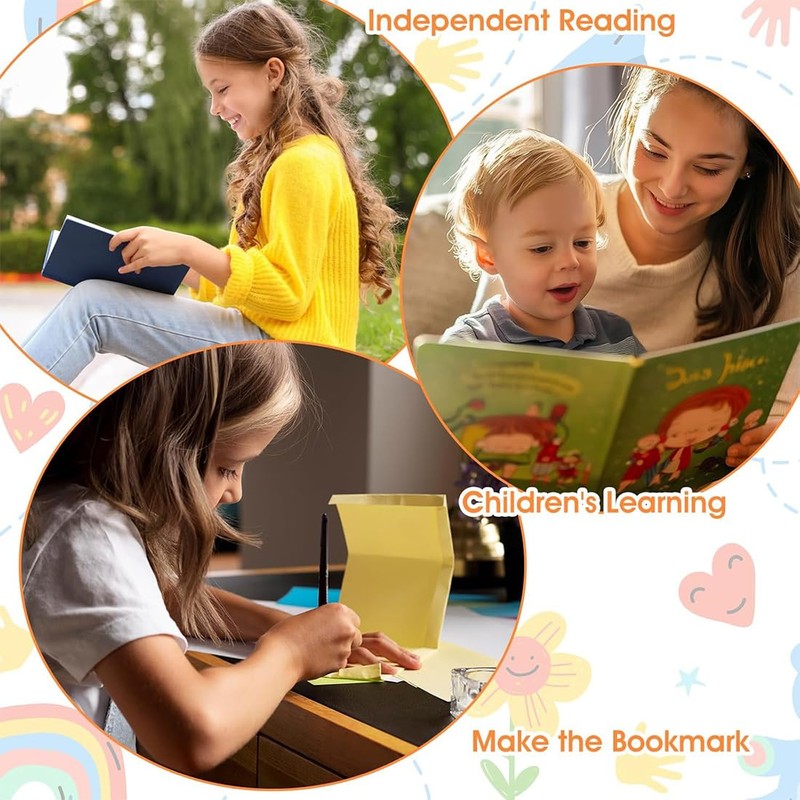 PYRUVAE Pack of 3 Reading Ruler, Reading Aid Children, Dyslexia