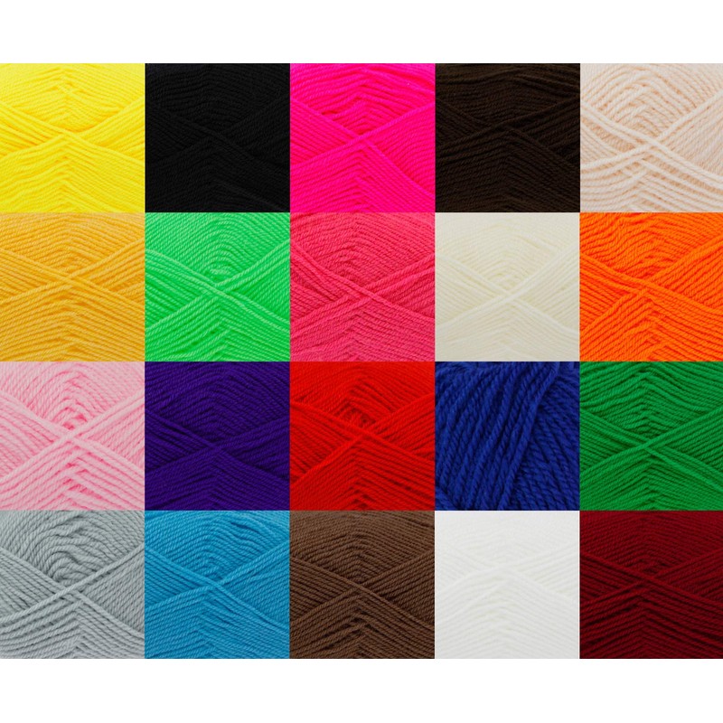 King Cole Dollymix DK Craft Toy Making Knitting Yarn 20