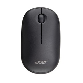 acer Computer Mouse Wireless, 2.4G Slim USB Wireless Mice with USB-A Receiver, 1600 DPI Optical, Laptop Mouse with Plug and Play for Right/Left Handed Users (for Chromebooks, Windows PC & Mac) Black