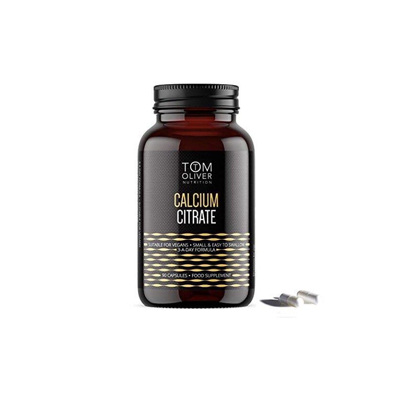 Tom Oliver Nutrition - Calcium (Citrate) - Highly Absorbable Calcium
