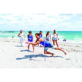 Original Bottle Bash (Beersbee, Polish Horseshoes, Frisbeer) Bottle Set, Unbreakable - Choose Yellow, USA or USA with LED Version - White USA