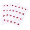 Prelaminated 1/2" Stars - 5/8" x 1 1/4" 200/Pkg (Red)…