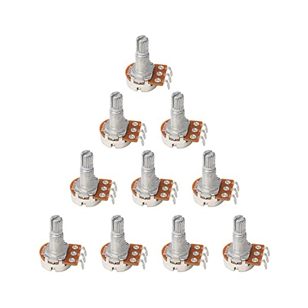 B500k OHM Guitar Pots Audio Split Potentiometer Replacement for Electric