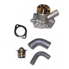 Stevens Lake Parts New Water Pump with Thermostat Gasket & Hoses Fits Kubota B20