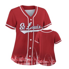 Custom Baseball Jersey for Women City Skyline Graffiti Shirt for Mom Girls Fans Gift Softball Tshirt Sports Uniform S-2XL