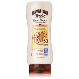 Hawaiian Tropic Sunscreen Sheer Touch Broad Spectrum Sun Care Sunscreen Lotion - SPF 50, 8 Ounce