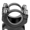 Dilwe Bicycle Short Shank, 25.4 x 35 mm Bicycle Handlebar