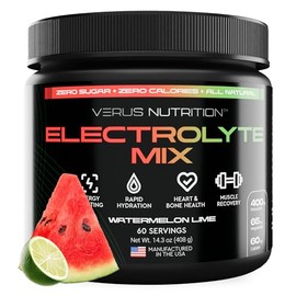 Polvo de electrolitos sin azúcar - Hidratación sin calorías  Electrolitos sin azúcar para ayuno, dieta cetogénica y vegana  Mezcla de electrolitos... 