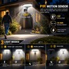 Solar Motion Sensor Wall Light for Outdoor Lighting – 360°