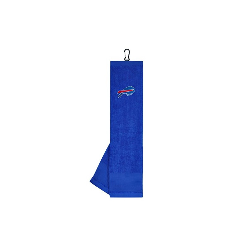 Team Effort Buffalo Bills Face/Club Tri-Fold Embroidered Towel 16" x