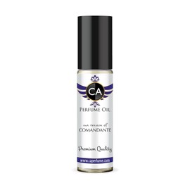 CA Perfume Impression of Comandante Unisex Fragrance Oil Aromatic Fruity Scent Long Lasting Perfumes for Women & Men Travel Size TSA Ready Mini Parfum Body Oil Roll-on 0.33 Fl Oz 10ml