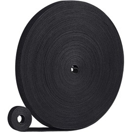 YUENWUZINIC Magic Band, Cable Ties, 6.9 inches (15 mm x 15 m), Magic Binding Tape, Strong Velcro Tape, Waterproof, Heat Resistant, Freely Cut, Reusable, Wire Organization, Cable Fixing, Luggage