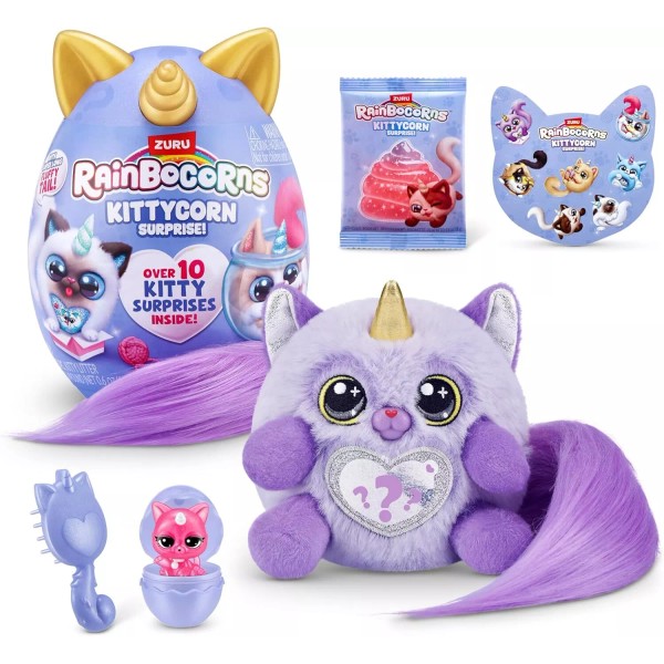 Rainbocorns Kittycorn Surprise Series 3 Ragamuffin by ZURU, Plush Toy