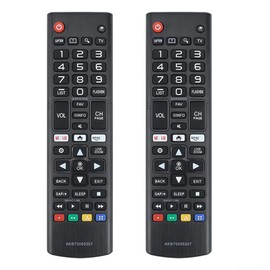 [2 Pack] Universal Remote Control for All LG TV Remote,LG Smart TV Remote Control All Models LCD LED 3D HDTV Smart TVs AKB75095307 AKB75375604 AKB75675304 AKB74915305