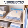 Vacuum Storage Bags for Clothing & Bedding – Transparent Compression