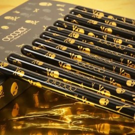 Set Brochas De Maquillaje De Ojos Docolor, Profesional,10 Unidades, Negro,Kit De 10 Brochas,Sombras Pincel De Ojos para Cejas,Difuminar,Angulada...   