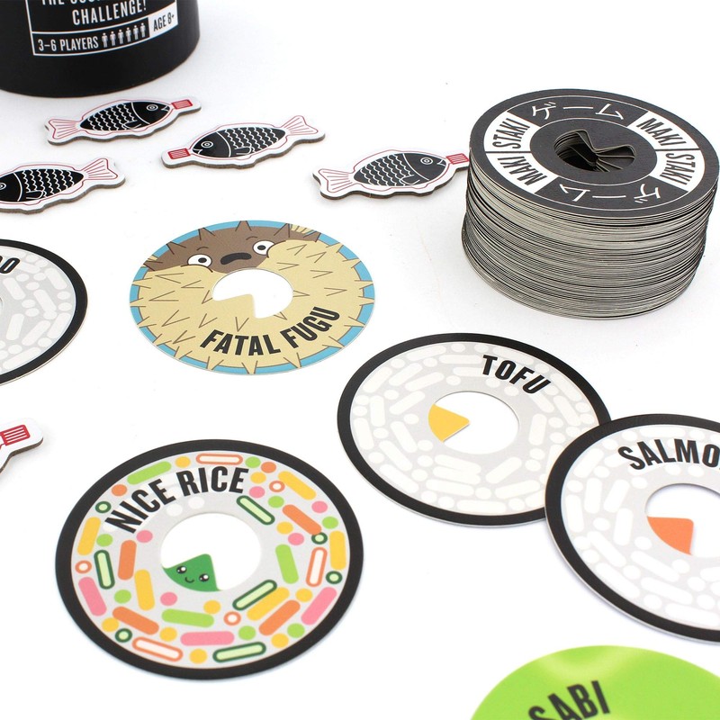 Ginger Fox Maki Staki Sushi Themed Card Game -Collect The