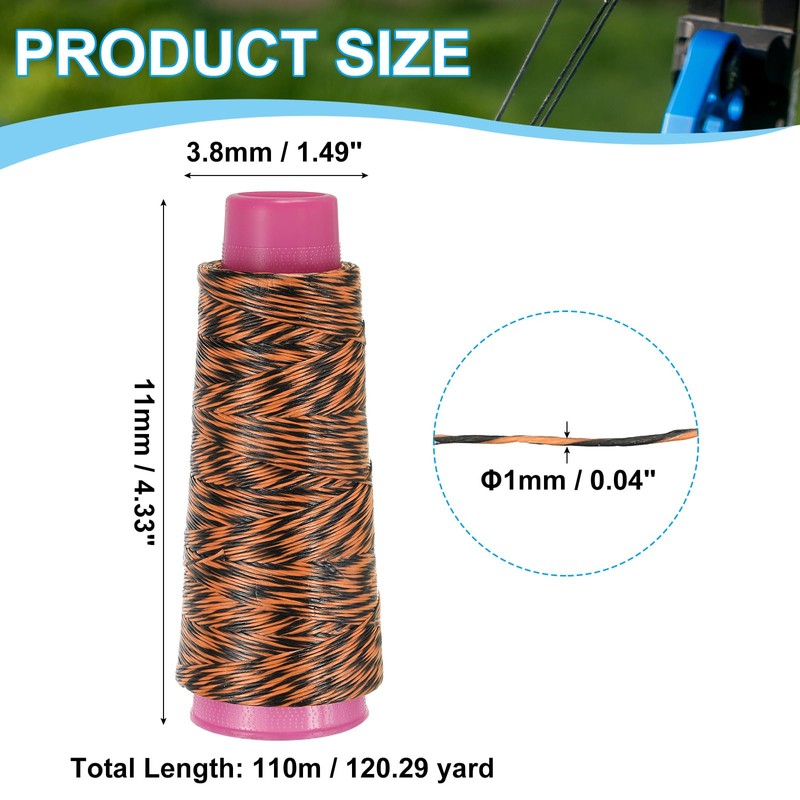 sourcing map Archery Recurve Bow String Serving Thread 120 Yard