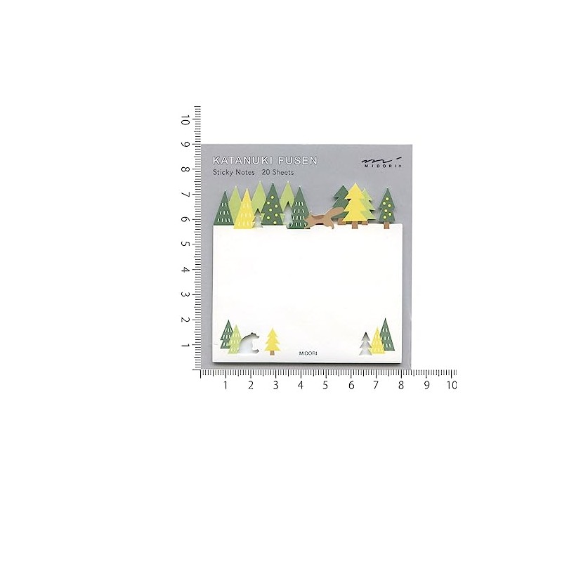 Sticky Paper Die Cutting [Foil Floral Print] Stylish Cute Message