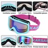 Karsaer Ski Goggles Anti-Fog Snow Goggles OTG 100% UV Protection