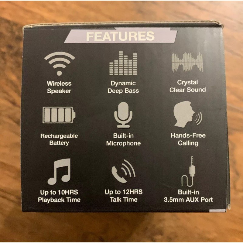 SoundBot SB572 HD Bluetooth Wireless Speaker Up To 10hrs Playback