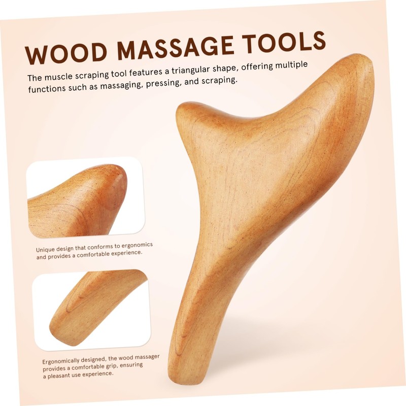 Baluue 4pcs Thai Massage Tool Set Foot Massager Neck Back