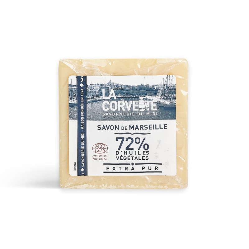 The Corvette Cube of Pure Marseilles Soap Extra ECOCERT –