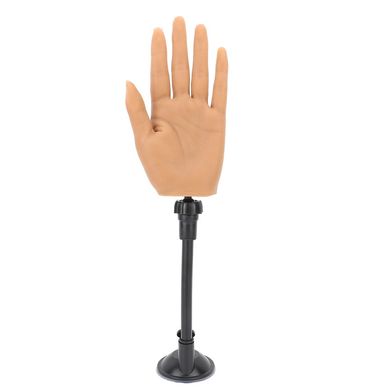 Nail Pratice Training Hand Silicone Bendable Nail Art Fake Hand
