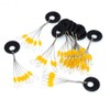 600 Pieces Fishing Bobber Stopper,6 in 1 Soft Silicone Material