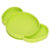 Kids Divided Plates Safe Silicone Foldable Prevent Slipping Toddler Suction