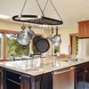Sorbus Pot and Pan Rack for Ceiling 31" with 10