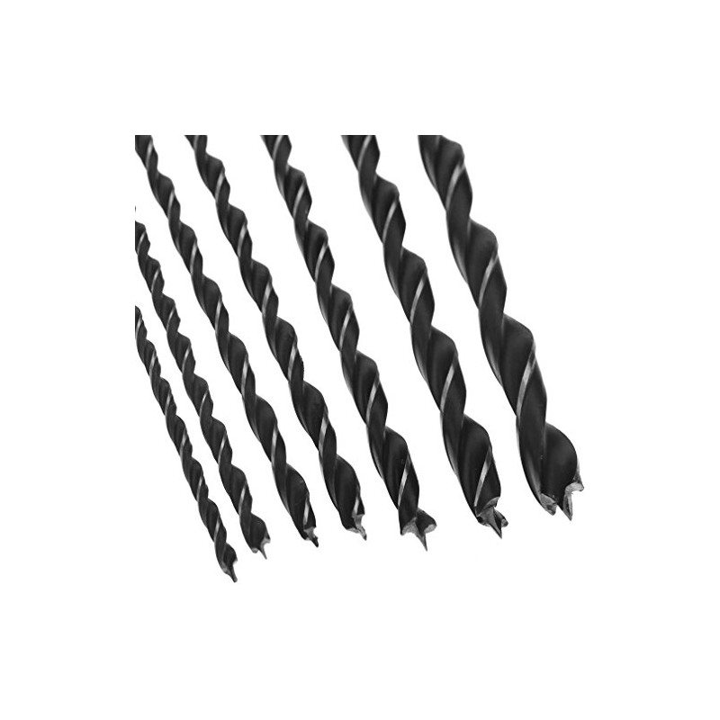 7pcs 300mm Extra Long Brad Point High-carbon Steel Wood Drill